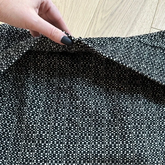 RM ROLAND MOURET Gray Tweed Wool Pencil Skirt SZ 8 - Picture 10 of 14